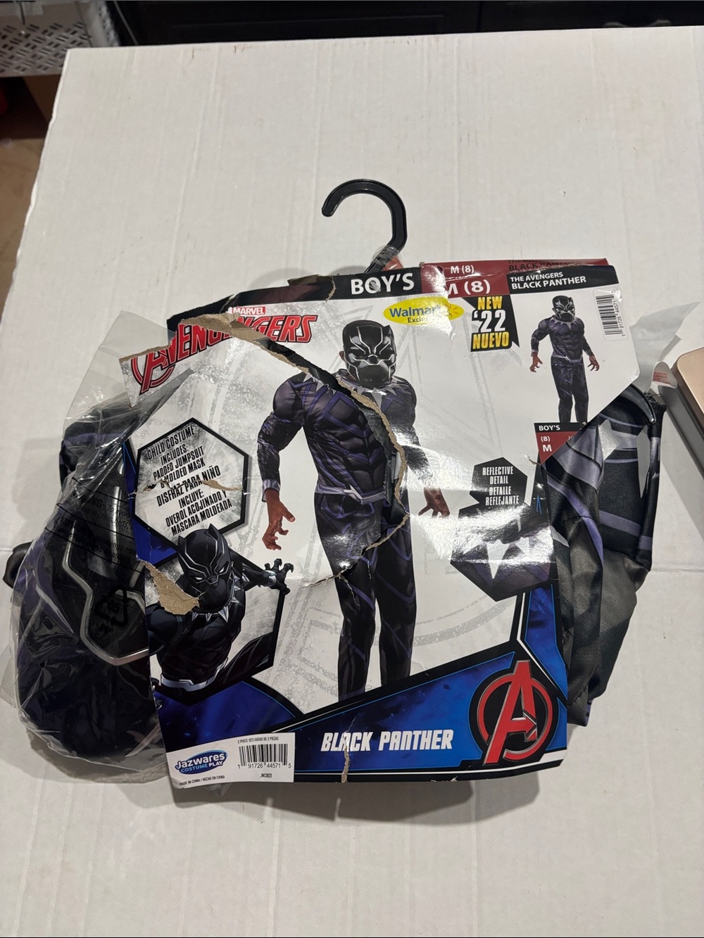 Avenger Black and Purple Black Panther Boys Superhero Costume